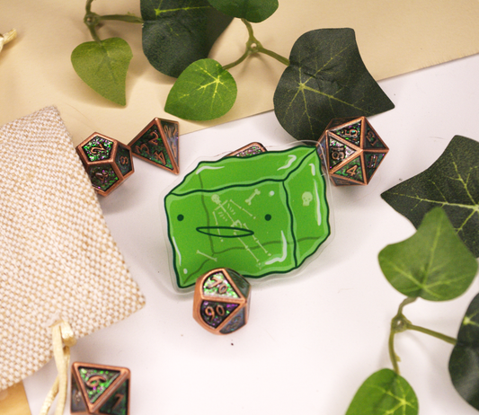 Gelatinous Cube Pin